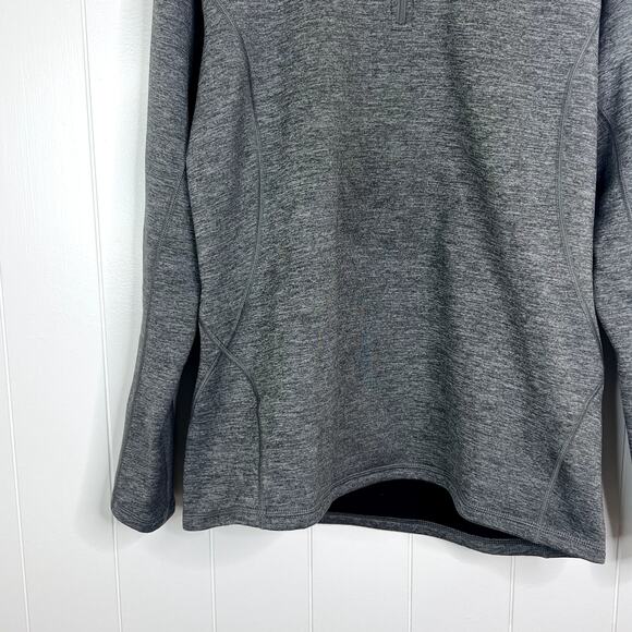 the North Face Glacier 1/4 Zip Fleece in Gray SZ L - Picture 5 of 7